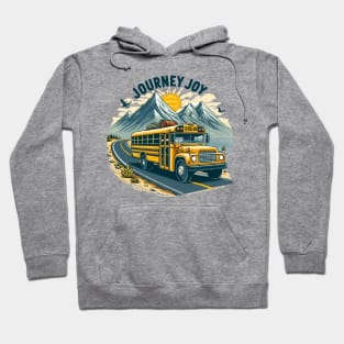 School Bus Journey Joy Hoodie